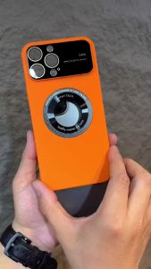 🇹🇭HY เคสไอโฟน สายชาร์จแม่เหล็ก Luxury Slim Matte PC Magnetic Phone Cases For iPhone 14 13 12 pro promax Pro Max Plus MagSafe Case Camera Full Protector Logo Hole Hard Back Cover