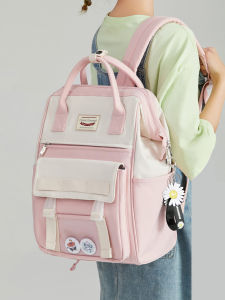 Korean Style Large Capacity Dual Shoulder Backpack for Primary And High School Girls Traveling  Fashion Student Bag