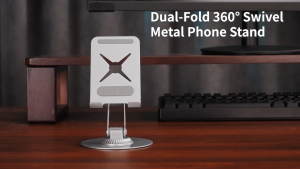 MeeGoo Aluminum Alloy Mobile Phone Holder Material 360° Rotation Telescopic Regulation Support Tablet Stand