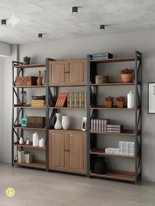OUJUGEJIAJU | Industrial Multi-Layer Bookshelf