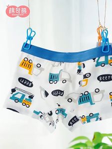 4 Pcs Kids Boy Underwear Panties Boxer Soft Cotton Children Boy Cute Cartoon Briefs Underpants seluar dalam budak lelaki
