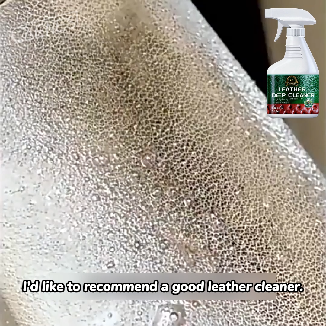 🔥1S removes all stains🔥Leather Cleaner 520ml Car Interior Cleaner For Sofa Bag Shoe Car Cleans And Softens Leather Leather Repair Leather Stain Remover Leather Cleaner For Sofa