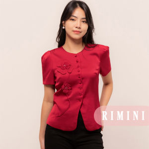 RIMINI - Atasan Formal Wanita Premium Berlengan Size XS-3XL - Ginevra Top CC32248