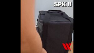 [ฟองน้ำ 12mm] กระเป๋าลำโพง Softcase WAVE BAG-SPK8 กระเป๋าใส่ลำโพง