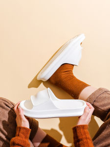 Thick Bottom Slip Slides Women Summer EVA Viral Home Bathroom Anti Slip Couples Soft Bottom Outdoor Wear Cool Slippers Men