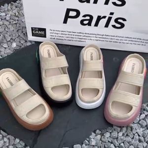 Midsummer รองเท้าแตะสุขภาพ สวยงาม นิ่มมาก 4 สี น้ำหนัก การสะอาดสบาย การใช้สายคาด การเสริมสวยมือ วัสดุเชื่อมต่อกัน รูปสวย สนใจสุขภาพ