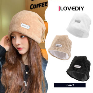 ILOVEDIY หมวกผ้าแบบสวมขนกระต่ายเทียมป้องกันความเย็นและให้ความอบอุ่นทันสมัยสำหรับฤดูหนาวเพื่อรักษาความอบอุ่นและปกป้องหู