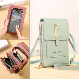 Touch Screen Cell Phone Women Bags Soft Leather Wallets Hand Purses Crossbody Bags for Women Small Handbag Cheap Womens Bags