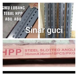 Siku Lubang Tebal HPP Panjang 3 Mtr 36 X 36 mm Perkotak (Panjang Dapat Dipotong Maksimal 2meter (200cm ))