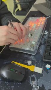 50/100pcs Keyboard Switch Keyboard Clicker Key Switches Mechanical Keyboard DIY Hot-Swappable Cross Stem Included Keycap Puller