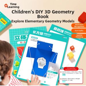 TANGJIUGONG | Early Learning Geometry Set for Spatial Thinking DIY 3D Book