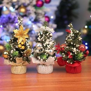 Mini Christmas Tree Shopping Mall Showcase Desktop Display Small Gift Christmas Tree