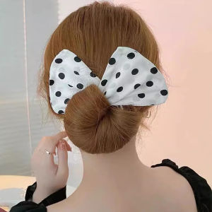 E.B.【Ready in Stock】 DIY Hair Bun Maker Tool Create Perfect Donut Buns in Seconds Magic Hair Donut