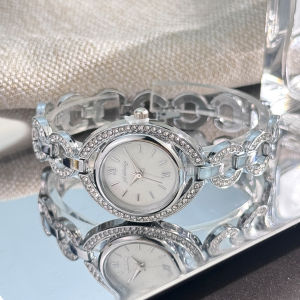 (Hot Sale) Fashion Ladies Bracelet Watch For Women Holly Aolly Strap Elegant Design Womens Casual Watches Golden No Tarnish