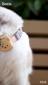 【Cat Collar Type】HOCO E91D Smart Tag Bluetooth Anti-lost Device Find My Network Remote Precise Positioning GPS Positioning Tracker Lost Reminder Animal&Car Anti-Lost Locator Dedicated Locator