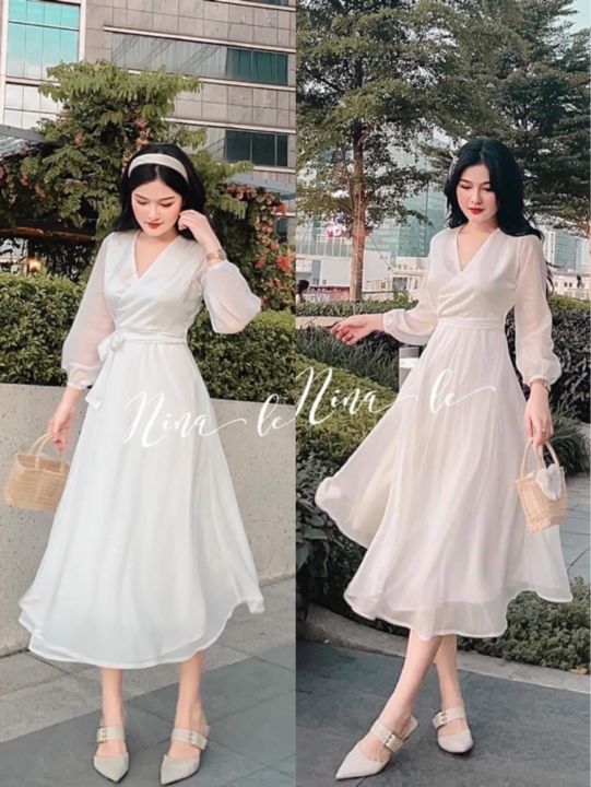 [SHOP TÁO ĐỎ BIGSIZE 50kg-90kg HCM] Đầm von dáng dài đi biển váy dự ...