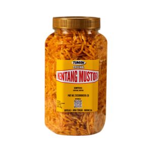 Kering Kentang Mustofa Pedas Manis dan Original Kemasan Toples 700ml 170gram