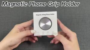 Grippopso Aluminium Magnetic Cellphone Tok Phone Holder Expanding Stand Socket Support Foldable Universal For Smartphone Bracket