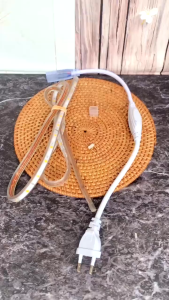 JUKE Soket Lampu Strip LED Selang 2835 SMD 220V Sambungan Colokan Lampu Strip