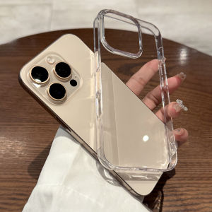 Ốp Lưng TPU Mềm Trong Suốt Cổ Điển Cho iPhone 17/16/15/14/13/12/11 Pro Max Air 16e/17e/16/15/14 Plus - Phụ Kiện Bảo Vệ Trong Suốt