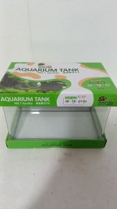 ตู้ปลาขอบหน้าโค้ง ตู้นาโน 12 นิ้ว 30x19x21 cm กระจกใส