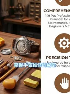 Bộ Dụng Cụ Sửa Chữa Đồng Hồ 168 Món Bộ Mở Vỏ Bộ Dụng Cụ Tháo Lắp Dành Cho Người Đam Mê Món Quà Lý Tưởng Cho Người Sưu Tầm Đồng Hồ Dụng Cụ Kim Loại & Nhựa