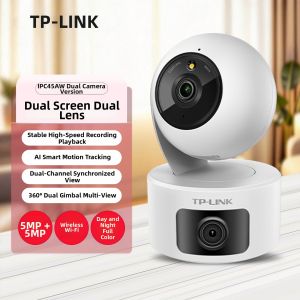 Wireless Full Color Dual Lens Camera 5MP Indoor Remote Monitoring
