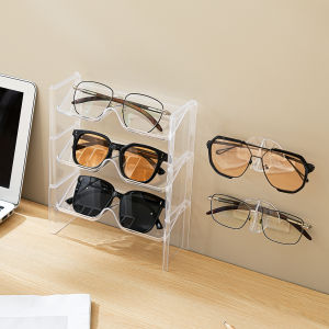 4pack Glasses Storage Display Shelf Eyeglasses Organizer Display Rack Can Hold 4 Pairs Of Glasses
