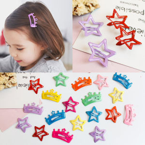 Candy Colored Droplet Oil BB Hair Clips Baby Girls Princess Style Hair Accessories Infant Hair Decorations Hairpins
