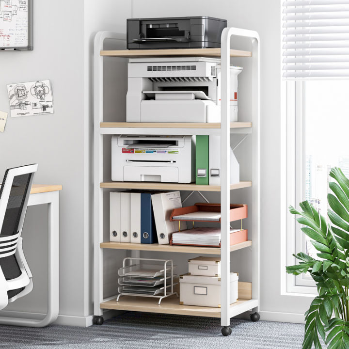 Rolling Carts With Wheels,2-Tier Portable Ladder Shelf Removable Floor Storage Rack Locking Casters Freestanding Tower Shelf Ladder Bookshelf Living Room
