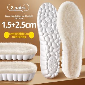 LINGMIAO | Warm Wool Invisible Non-Collapsible Insole Winter Womens