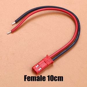 10/20pcs JST 2Pin Male Female Plug Connector with 10cm 30cm Cable For LED Lamp Strip RC Toys Battery DIY Red Black Terminal Wire