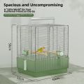 Yoosopet | Large Portable Stainless Steel Parrot Cage. 