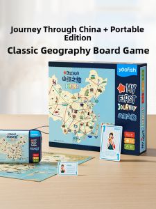 Yaofish | Educational Travel Themed Portable Board Game for Children