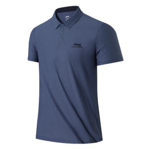 จี๊ป | เสื้อยืดแขนสั้น Jeep Outdoor Climbing Cool Feeling Polo Shirt สำหรับผู้ชาย ระบายอากาศได้ดี แห้งเร็ว น้ำหนักเบา ทนทาน