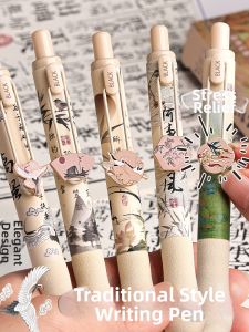 Cute and Stylish Girls Black Pen for Primary Students