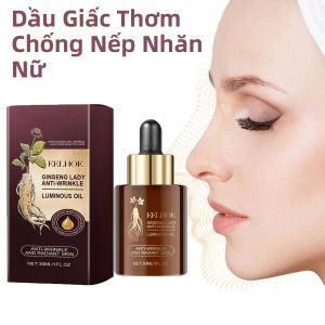 Tinh Dầu Chiết Xuất Nhân Sâm Cho Da - Serum Dưỡng Da Mặt Không Nhờn Dưỡng Ẩm Săn Chắc Làm Mờ Nếp Nhăn
