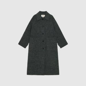 ICICLE | Winter Strong Shrink Blended Double Face Tweed Coat