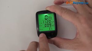 PROMO TERBARU SunDING Speedometer Sepeda Anti Air Backlight LCD Bike Handlebar Accessory - SD-563A