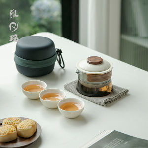 Portable Travel Tea Set 3 Cups