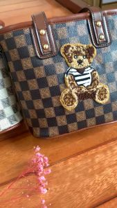 Túi Xách Nữ - Túi đeo Bucket Hoạ tiết Gấu mini Dây đeo chéo bản to chất da mềm phong cách Hàn quốc - Túi xách nữ - Túi đeo chéo nữ - Túi đeo chéo nam -  Túi đeo chéo - Túi đựng đồ - Túi vải đi học - Túi đeo nam - Túi đựng đồ - Túi đựng bút - Túi Tote