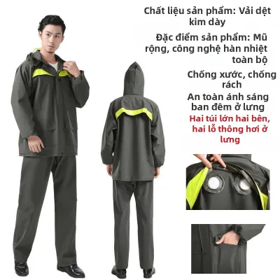 JIFANPAUL | Bộ Áo Mưa Chống Thấm Dành Cho Đua Xe Câu Cá Làm Việc