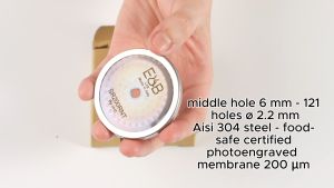 Nanotec Precision Screen Shower Ø57.5 mm ตัวกระจายน้ำสำหรับเครื่อง Nuova SimoneLLi Rancilio