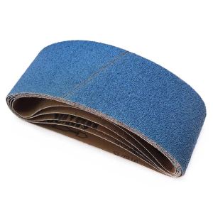 5PCS 457*75mm Abrasive Sanding Belts Zirconium Corundum Sanding Belts 40/60/80/100/120 Grits for Stainless steel welding Sanding