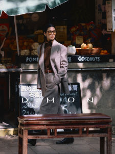 ชุดสูทผ้าขนสัตว์ผสมขนแกะ ทรงหลวม ทรงเอ กระโปรงจีบ ทรงสลิม ชุดสามชิ้น แฟชั่นฤดูใบไม้ร่วง 2024 สำหรับผู้หญิง