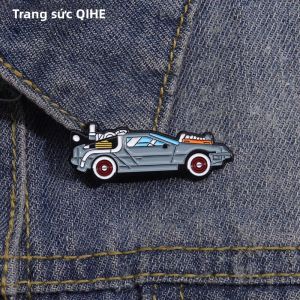 Trâm Cài Hình Xe Thể Thao Hoạt Hình Cổ Điển Mạ Men Lấy Cảm Hứng Từ Phim Khoa Học Viễn Tưởng Chất Liệu Hợp Kim Kẽm Phù Hợp Cả Nam Và Nữ Dùng Làm Huy Hiệu Cài Áo Khoác Quà Tặng Thời Trang