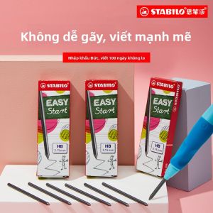 STABILO | Bút Chì Tự Động HB 3.15mm Dẫn Đầu Không Gãy Màu Đen