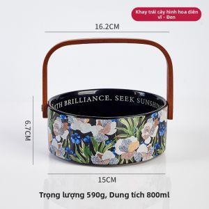 YYIEDERNG | Khay Sứ Lưu Trữ Trái Cây và Snack