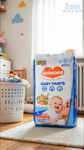แพมเพิสนำเข้า Unihope กลิ่นหอม diapers baby มีไซส์ S-XXL แพมเพิสเด็กนำเข้า ผ้าอ้อมสำเร็จรูป แบบกางเกง แพมเพิสสำเร็จรูป บางเบา นุ่มสบาย