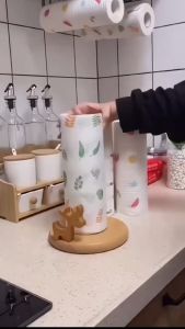 VILLA Disposable Kitchen Oil Absorbent Paper Towels Washable Dish Towel Non-Toxic Kitchen Tissue Paper
